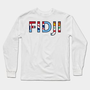 Drapeau Fidji Long Sleeve T-Shirt